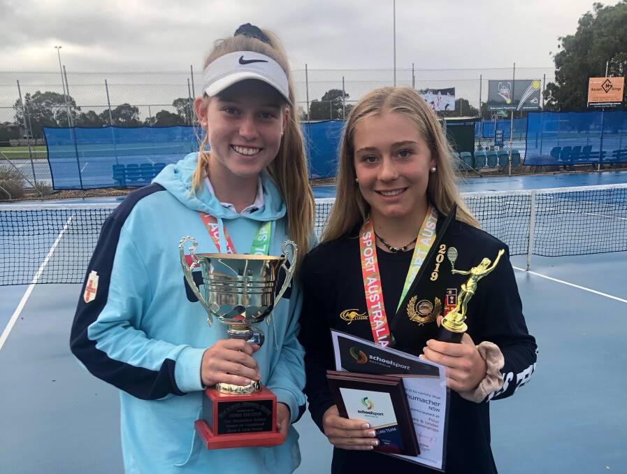STATE REPRESENTATIVES: Bathurst's Tayla Brasier and Grace Schumacher were part of the runner-up NSW Pizzey Cup team. Photo: CONTRIBUTED