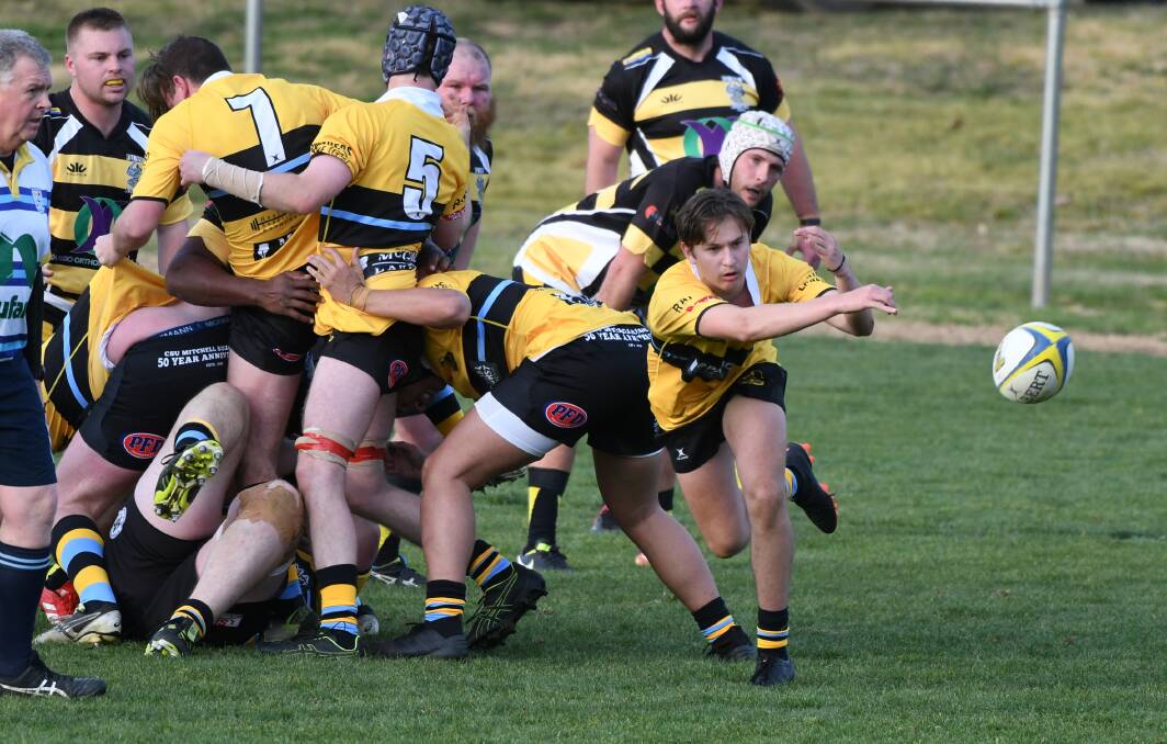 NOT THEIR DAY: CSU will go back to the drawing board following a 25-5 loss to Parkes. Photo: CHRIS SEABROOK