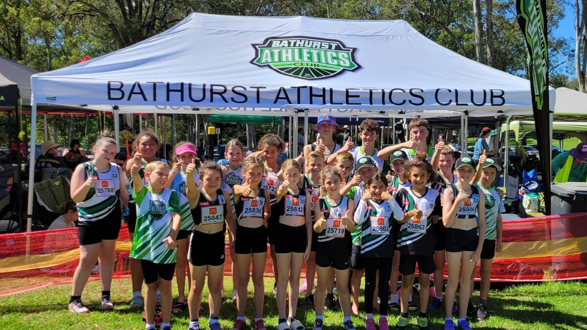 Bathurst competitors had a great weekend at the Western Ranges Zone Championship. Picture by Bathurst Athletics Club.