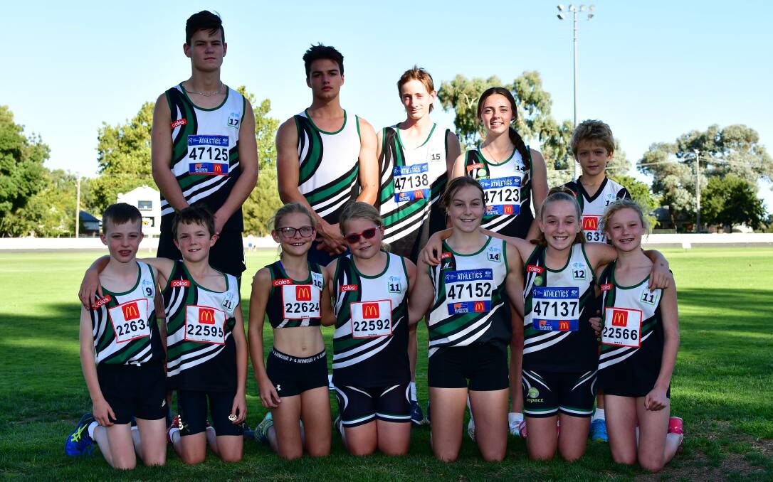 BIG EFFORT: A collection of Bathurst Little Athletics Club's representatives for the upcoming NSW Little Athletics State Championships. Photo: ALEXANDER GRANT