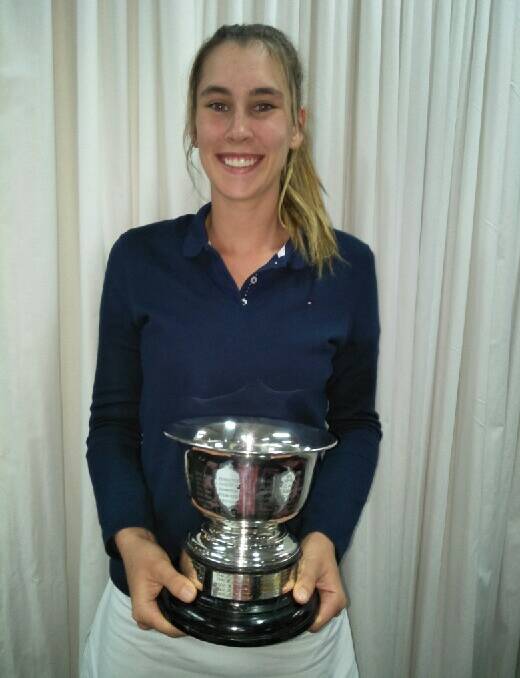 FIRST TIME CHAMPION: Oatlands player Olivia Molino was victorious in the Bathurst Ladies Open after shooting back-to-back rounds of 82 on Monday and Tuesday. Photo: CONTRIBUTED