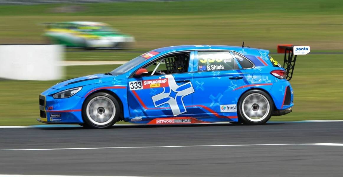 PUTTING IT TOGETHER: Brad Shiels and Royal Purple Racing earned a top 10 finish at the second round of the TCR Australia series at Phillip Island after getting to grips with a new tyre compound.