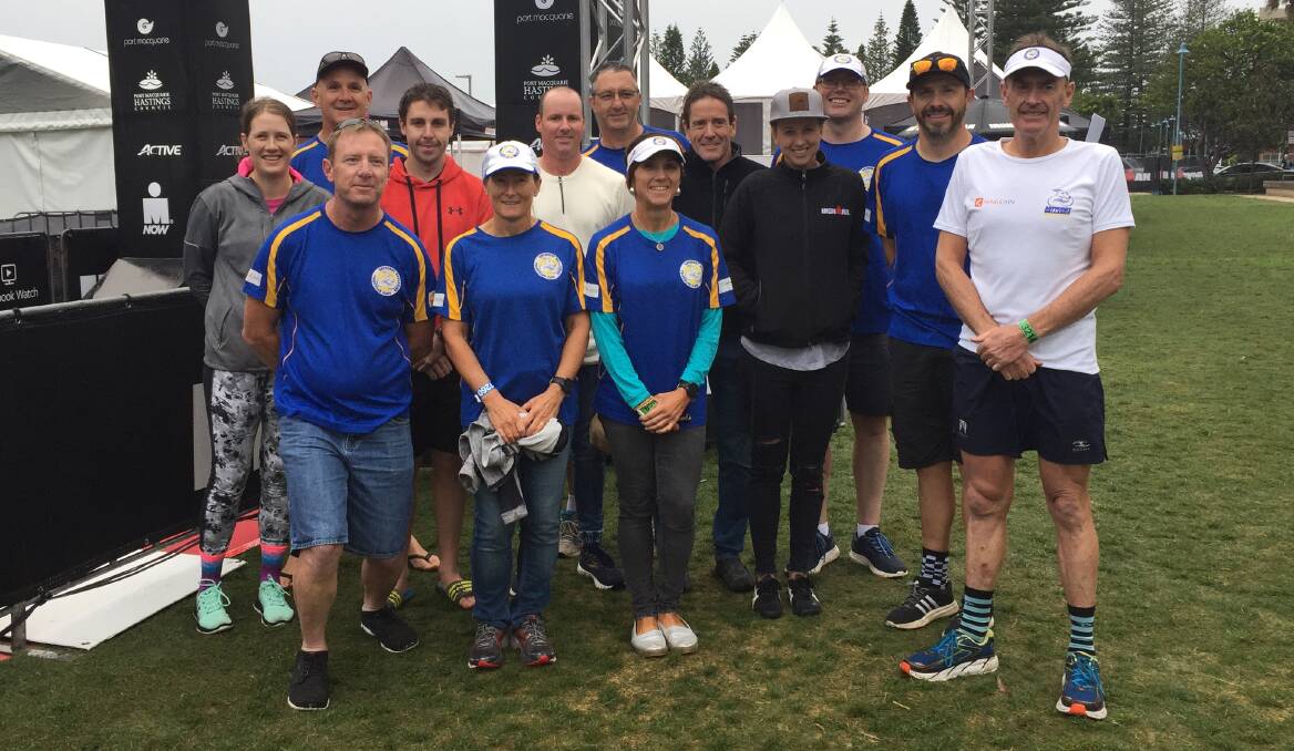 WHAT AN EFFORT: The Bathurst Wallabies Triathlon team represented the club well at Port Macquarie Ironman. Photo: CONTRIBUTED