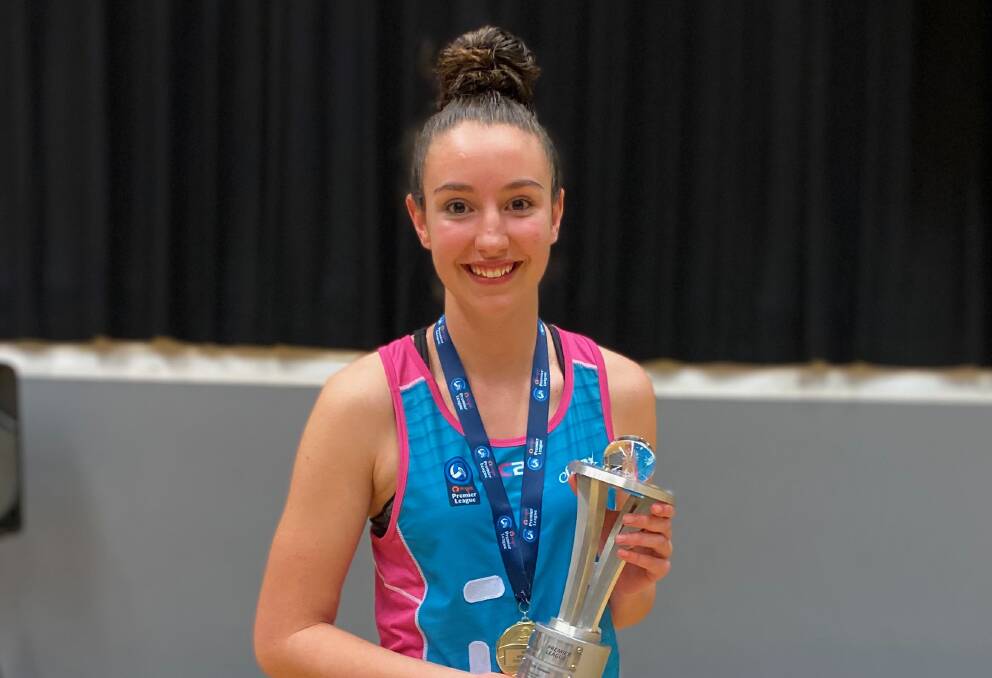 NEXT STEP: Lilli Mooney has been named in the Netball NSW Emerging Talent Squad. Photo: CONTRIBUTED