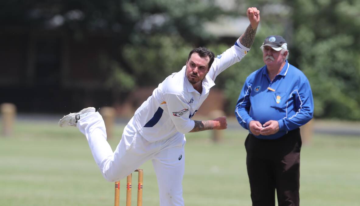 ALL-ROUND HELPER: Daniel Bryant has provided Centennials Bulls with a welcome boost going into the back end of the Bathurst Orange Inter District Cricket competition. Bulls will face Centrals this Saturday. Photo: PHIL BLATCH
