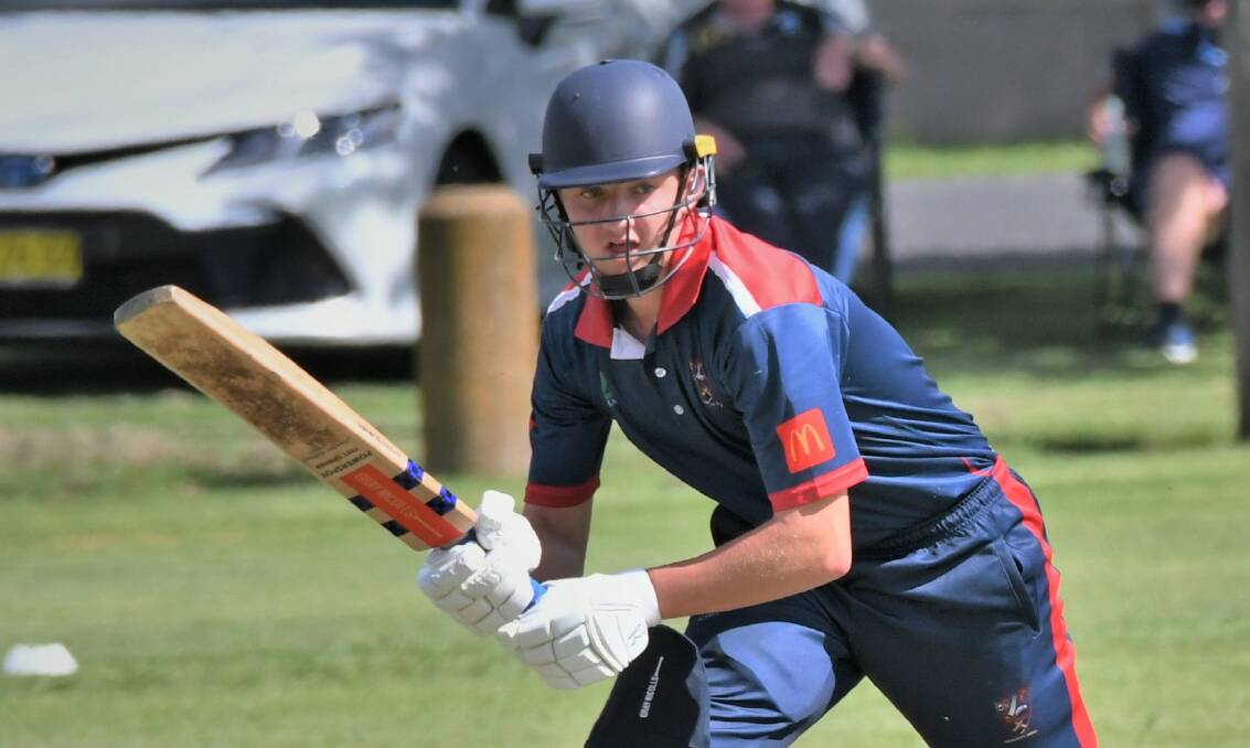 BUSY WEEK: Angus Parsons, pictured in action for Western during last week's Country Colts game against Riverina, will now play in the Under 17s Country Challenge. Photo: CHRIS SEABROOK