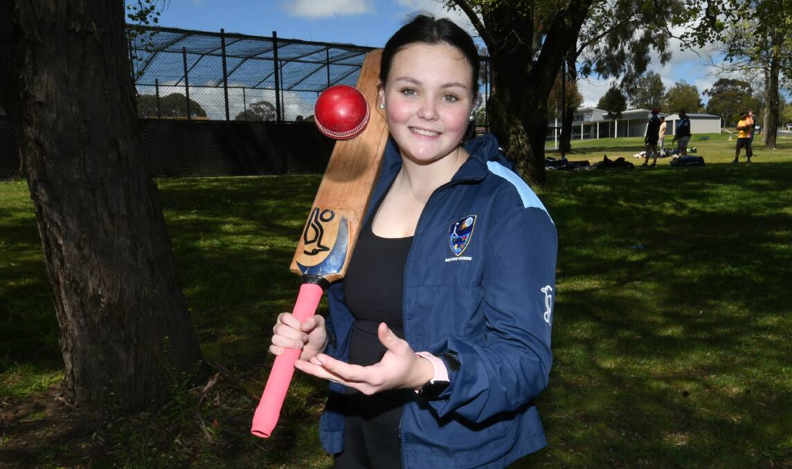 PATH OPEN: Bathurst's top junior cricketers, such as Callee Black, 14, will have the chance to rejoin their Sydney clubs. Photo: CHRIS SEABROOK