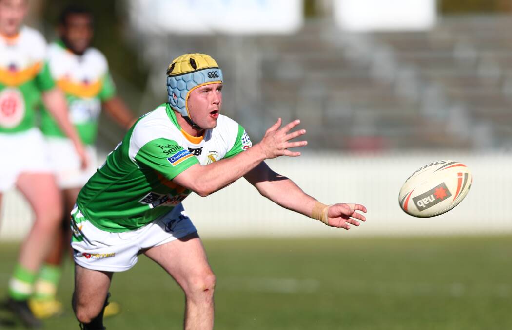 PILING ON THE POINTS: Sam Hill picked up at hat trick for Orange CYMS in their huge 70-point win over Blayney Bears on Sunday. Photo: PHIL BLATCH