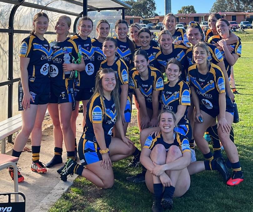 CONFIDENCE BUILDER: The CSU Mungals were all smiles following last round's big win over the Oberon Tigers. Photo: CSU MUNGOES RUGBY LEAGUE