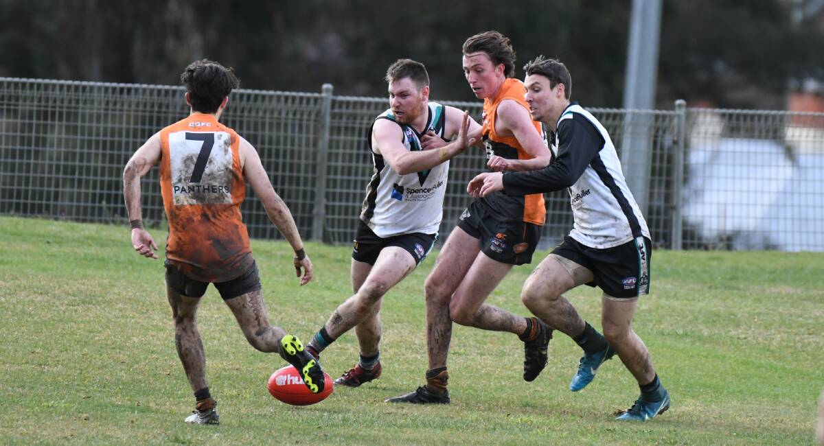 FOCUSED: Bathurst Bushrangers are aiming for eight wins in a row this Saturday as they chase a perfect season. They host Orange Tigers in the last round of the AFL Central West regular season.
