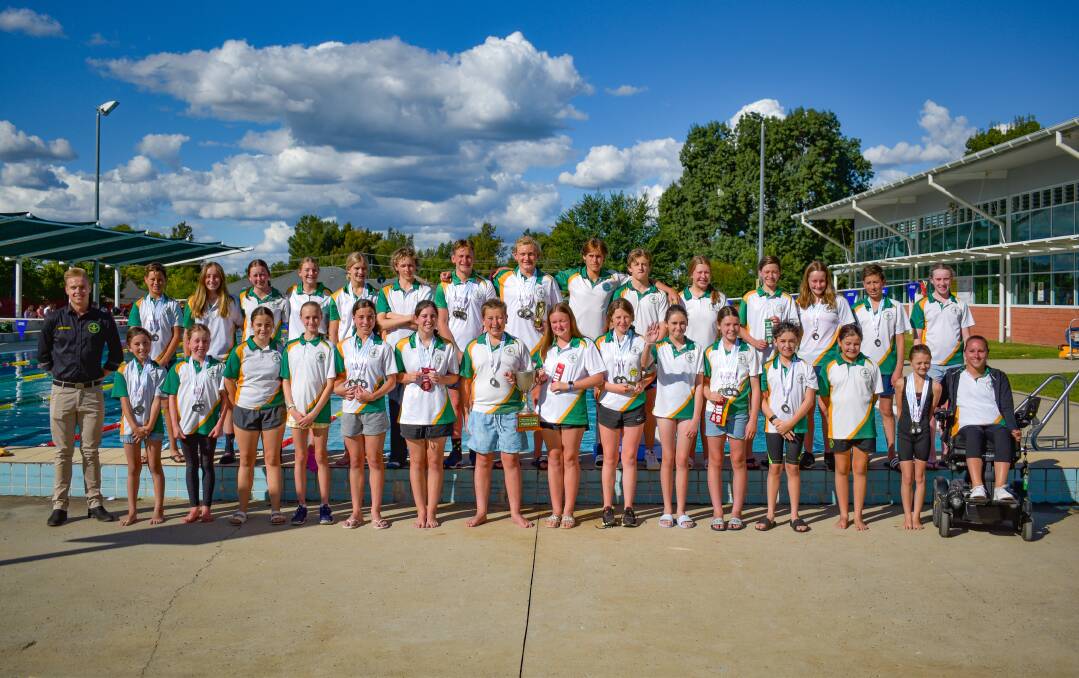 CHAMPIONS: Bathurst Swim Club members dominated the weekend's Mountains And Plains Swimming Championships. Photo: CONTRIBUTED