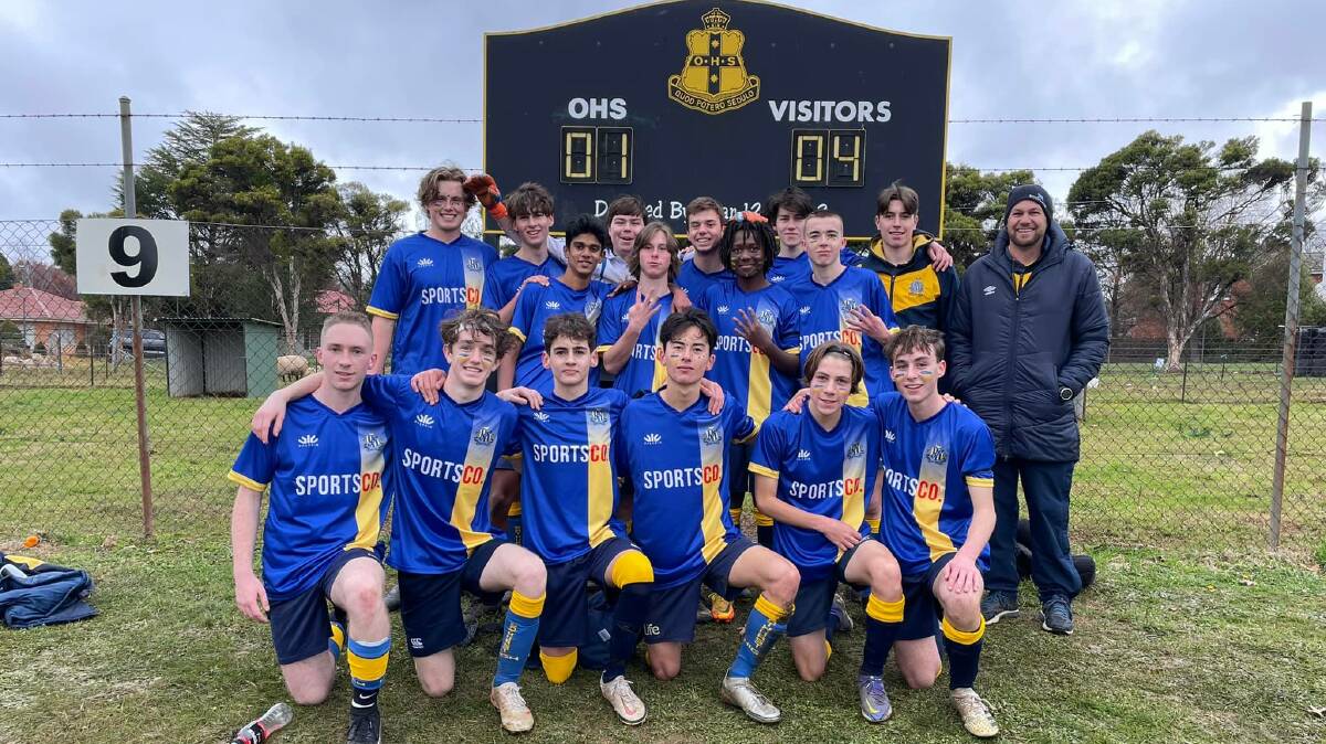 BIG RESULT: Bathurst High School's boys soccer side picked up a big 4-1 win to round out the day. Photo: BATHURST HIGH ASTLEY CUP COVERAGE 2022 FACEBOOK