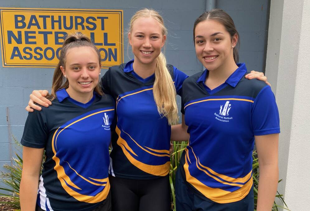 TRIO'S THROUGH: Hope Coombes, Mia Baggett and Ella Muller are the three Bathurst players selected in the West-Central West Regional League side. Photo: CONTRIBUTED