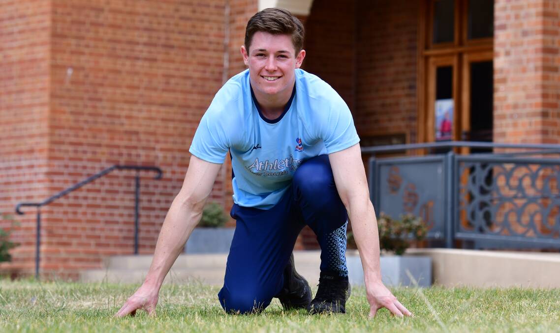 HEADING WEST: Jack Lynch will represent NSW at the Australian All Schools Athletics Championships in the 400 metres. Photo: ALEXANDER GRANT