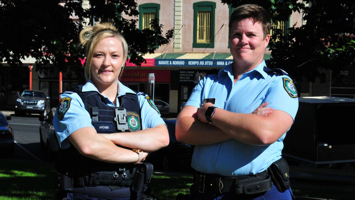 SELECTED: Sarah Archer and Marita Shoulders made the Country Origin Women's Police Representative team. Photo: ALEXANDER GRANT