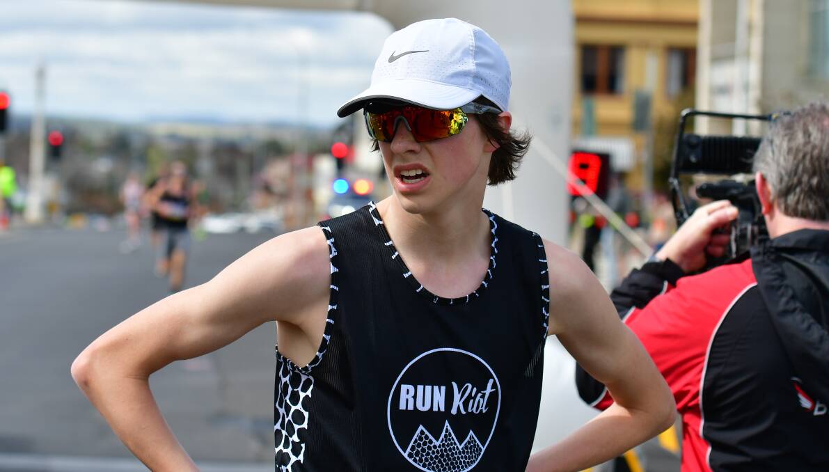 Miller Rivett, pictured at the recent Edgell Jog, nearly secured a NSW All Schools podium. Picture by Alexander Grant.