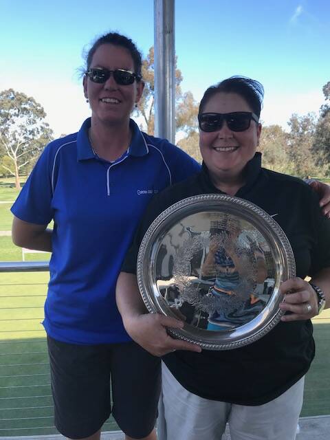 CHAMPION DUO: Katrina Ferris and Chelsea Litchfield were the winners of the 2018 Women's Foursomes Championship at the Bathurst Golf Club on Tuesday, October 23. Photo: CONTRIBUTED