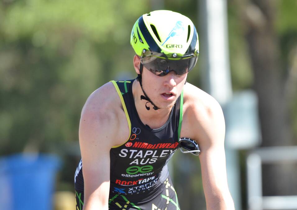 NEXT STEP: Josh Stapley is off to the Triathlon World Age Championships after his peformance at Wollongong. Photo: ANYA WHITELAW