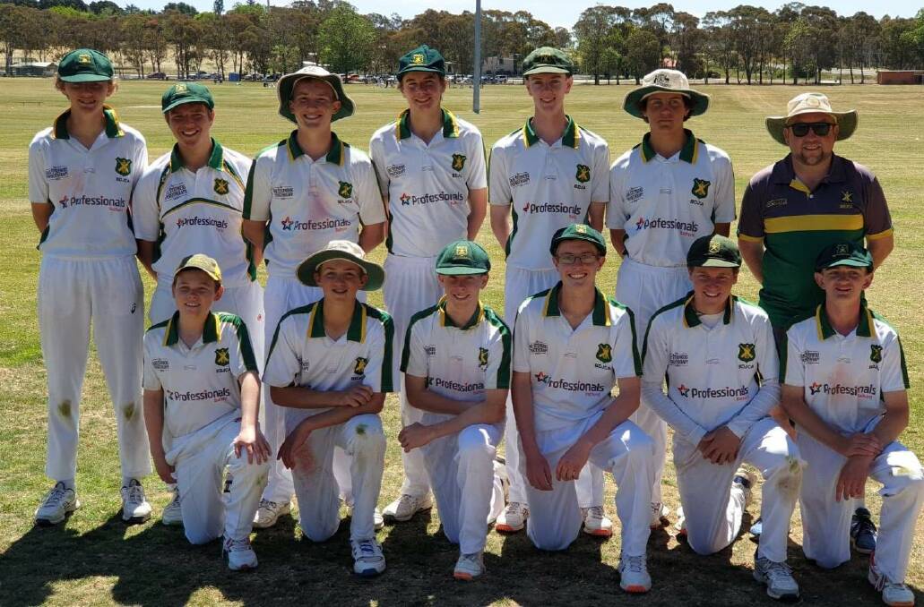 WE'RE NUMBER ONE: Bathurst's two wins over the weekend have taken them to Western Zone Cricket under 16s glory. Photo: CONTRIBUTED