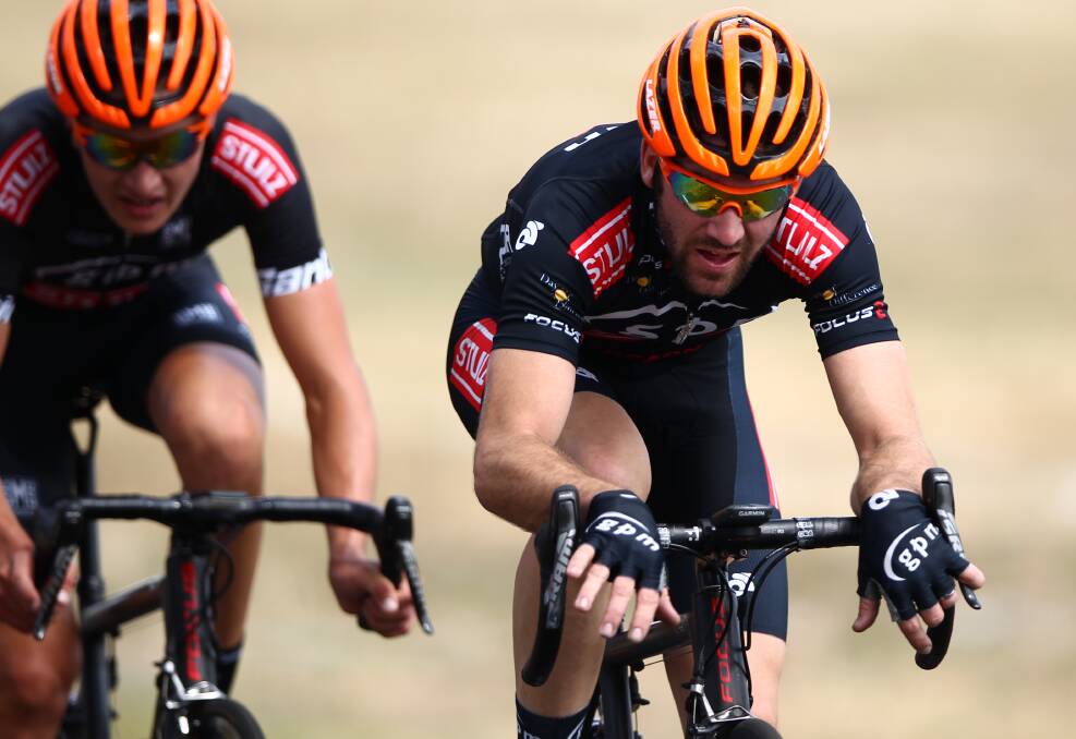 FIFTH: Craig Hutton was one of Bathurst's leading hopes at the Western Division Road Cycling Championships but was left with too much work to do. Photo: PHIL BLATCH