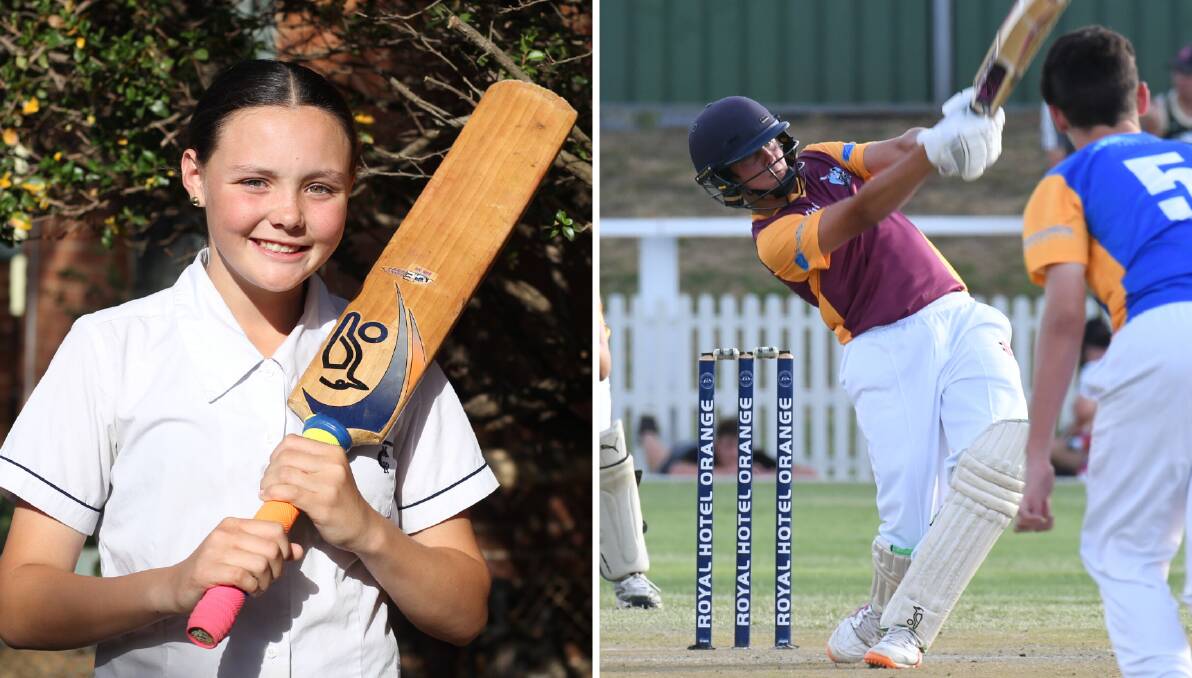 LEADING THE WAY: Callee Black and Cooper Brien have been named the Bathurst District Junior Cricket Association's players of the season.