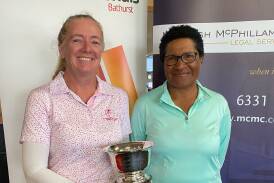 Tania Hutchins (winner) with Lousea Johnston (runner-up). Picture supplied