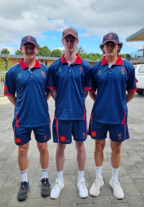 PLAYING AT HOME: Bathurst's Angus Parsons, Jacob Ryan and Cooper Brien are part of the Western's colts side. Photo: CONTRIBUTED