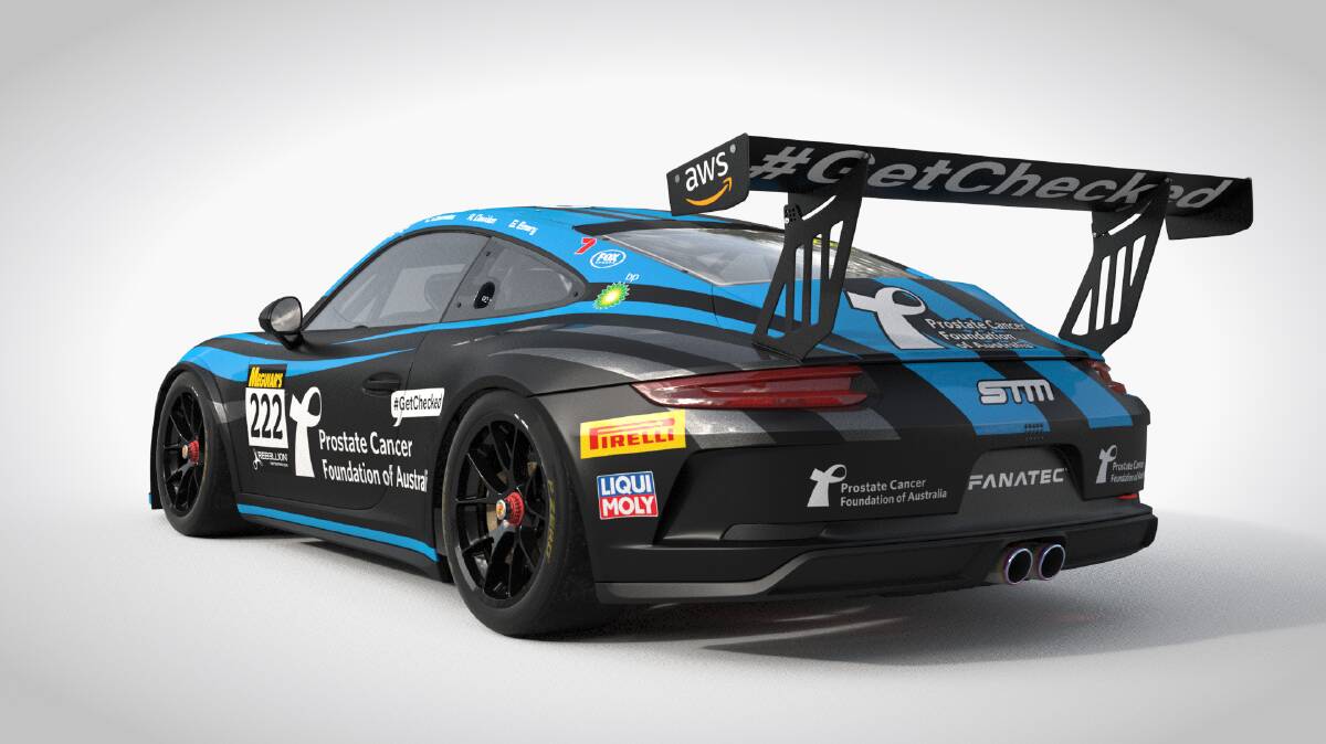 A GREAT CAUSE: The Prostate Cancer Foundation of Australia livery that the Craig Lowndes entry will be sporting.