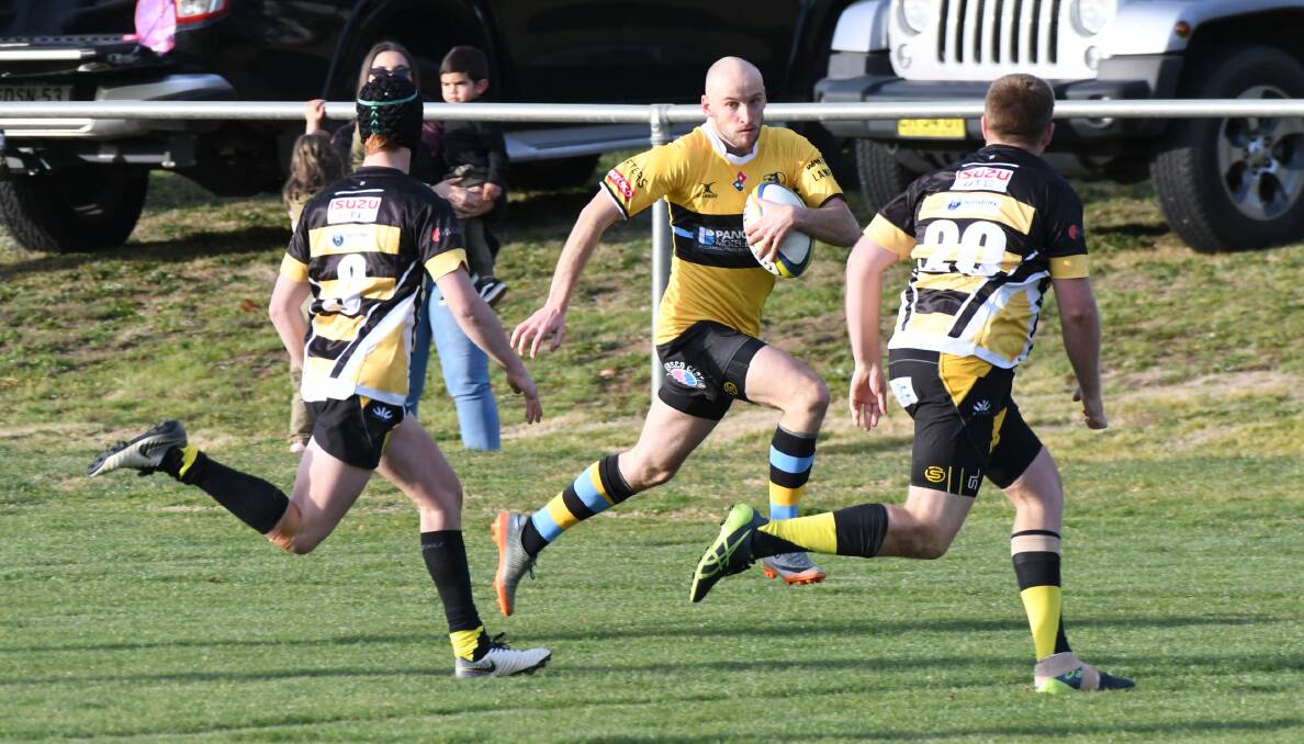 WRAPPING IT UP: Harry Hunt and CSU's tough season will come to an end after this Saturday's game against Mudgee Wombats. Photo: CHRIS SEABROOK