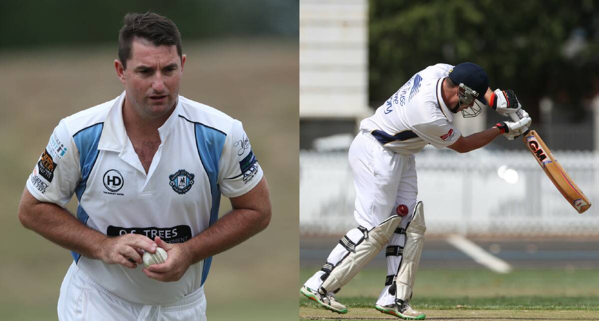 QUALITY: Matt Stephen and Adam Ryan have plenty of representative talent up their sleeves for the BDCA first grade grand final this weekend. Photos: PHIL BLATCH