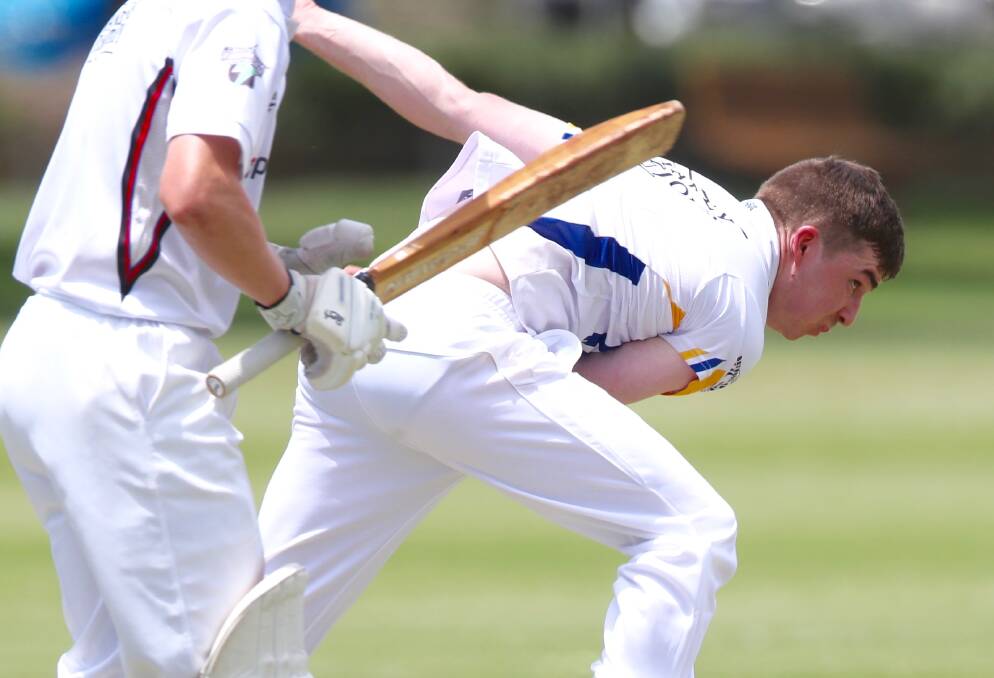 BIG ASK: Kyle Aubin and Centennials Bulls have to complete nothing short of a miracle to get themselves in the Bathurst Orange Inter District Cricket finals. Photo: PHIL BLATCH