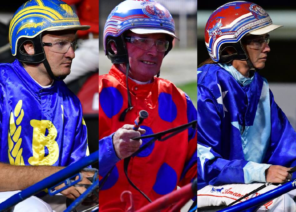 BIG NIGHT AHEAD: Anthony Frisby has two Group 1 drives on Miracle Mile night while Steve and Amanda Turnbull each have the chance to add another top level race to their names. Photos: ALEXANDER GRANT