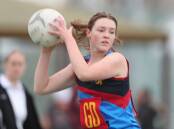 ON THE LOOKOUT: Scots All Saints College's Amelia Cobb-Johnson assesses her options. Photo: PHIL BLATCH