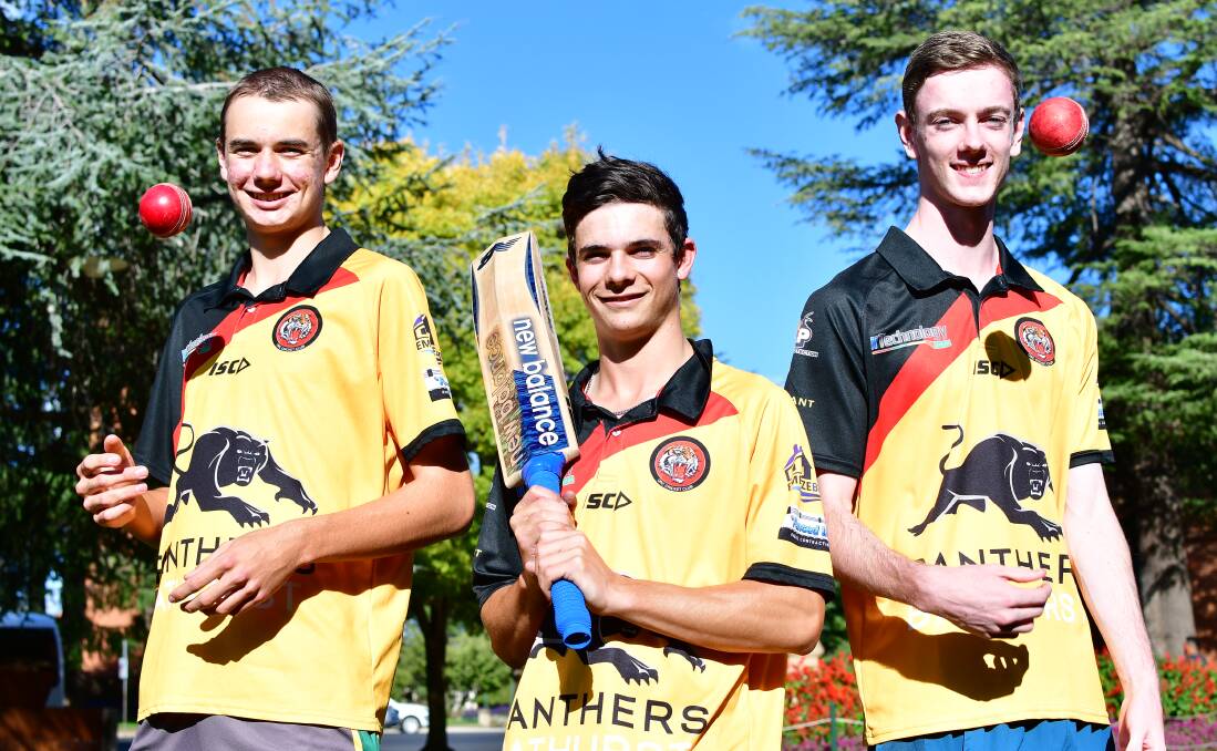 HARD TO CONTAIN: Justin Stephenson, Tait Borgstahl and Jacob Ryan have been a crucial part of ORC's path to this weekend's Bathurst District Cricket Association second grade grand final. Photo: ALEXANDER GRANT