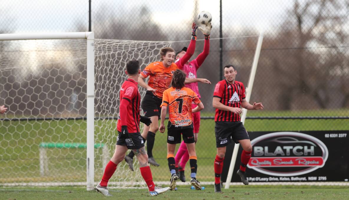 HAVE TO WAIT: Panorama FC missed out on a chance to bounce back from their loss to Dubbo Bulls (pictured) when Saturday's game against Parkes was washed out. Photo: PHIL BLATCH