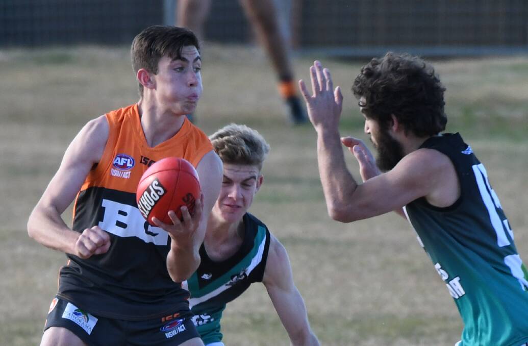 SEASON OF POTENTIAL: Reilly Mitchell and the Bathurst Giants begin a new AFL Central West campaign on Saturday. Photo: CHRIS SEABROOK