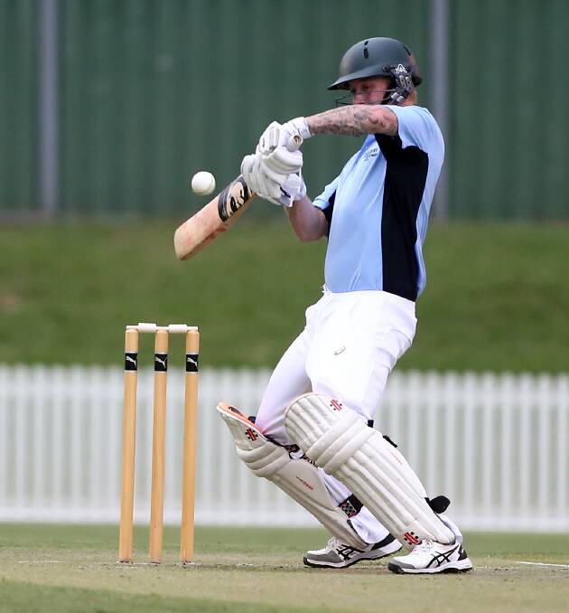 CENTURY MAN: Ryan Gurney, pictured during Royal Hotel Cup action, hit 100.