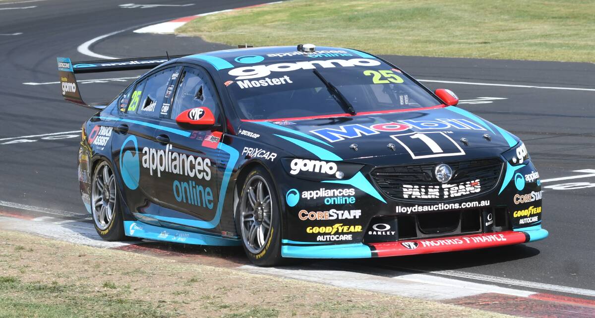 GREAY DAY OUT: Chaz Mostert topped both of Friday's Bathurst 500 practice sessions at Mount Panorama. Photo: CHRIS SEABROOK