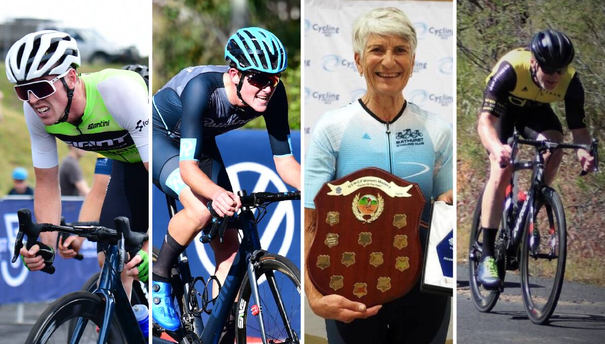 THEY'VE GOT PACE: Will Hodges, Luke Tuckwell, Rosemary Hastings and Jeremy Ryan all finished on the podium during the weekend's racing.