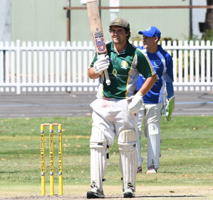 ONE DAY CARNIVAL: Dave Sellers at the crease for Bathurst during last season's Twenty20 meeting against Lithgow. Photo: CHRIS SEABROOK