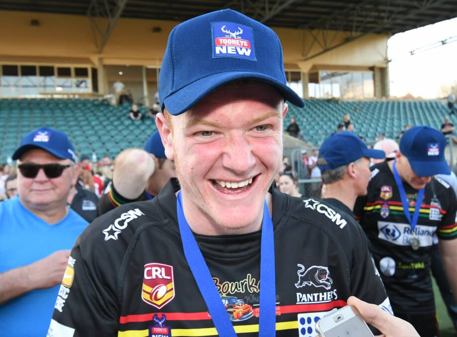 OUT ON A HIGH: Brad Fearnley has plenty to be happy about following Sunday's grand final win. Photo: CHRIS SEABROOK