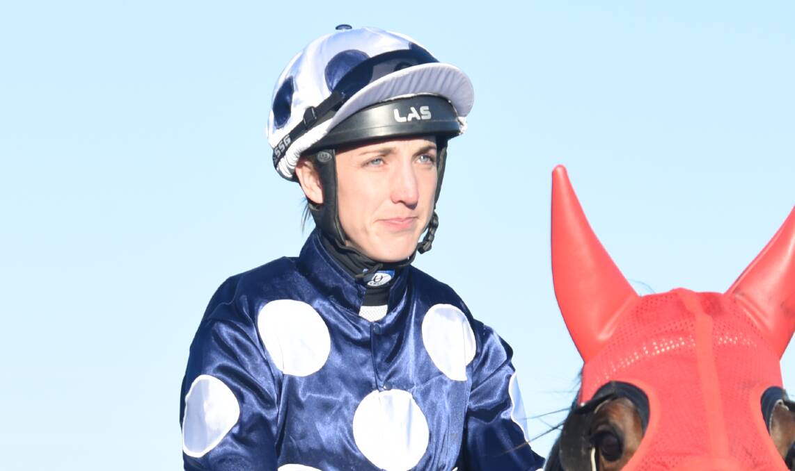 BIG MARGIN: Eleanor Webster-Hawes rode Happiest to victory at Cowra on Saturday for Don and Andrew Ryan.