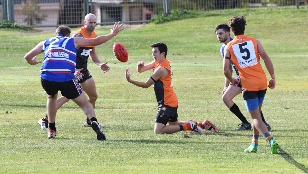 CAPTAIN: Bailey Brien has been involved with the Bathurst Giants throughout their history and is now leading the senior men's top division team in their 2021 AFL Central West campaign. Photo: CHRIS SEABROOK
