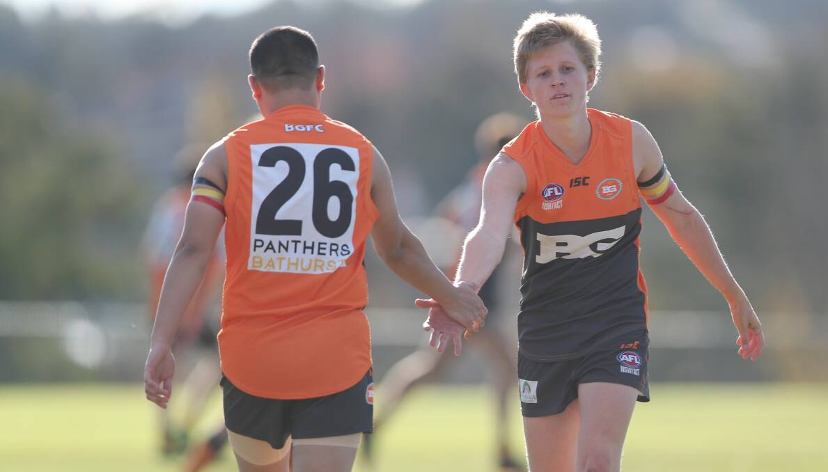 SEMIS TIME: Aiden Macauley and the Bathurst Giants play Dubbo Demons. Photo: PHIL BLATCH
