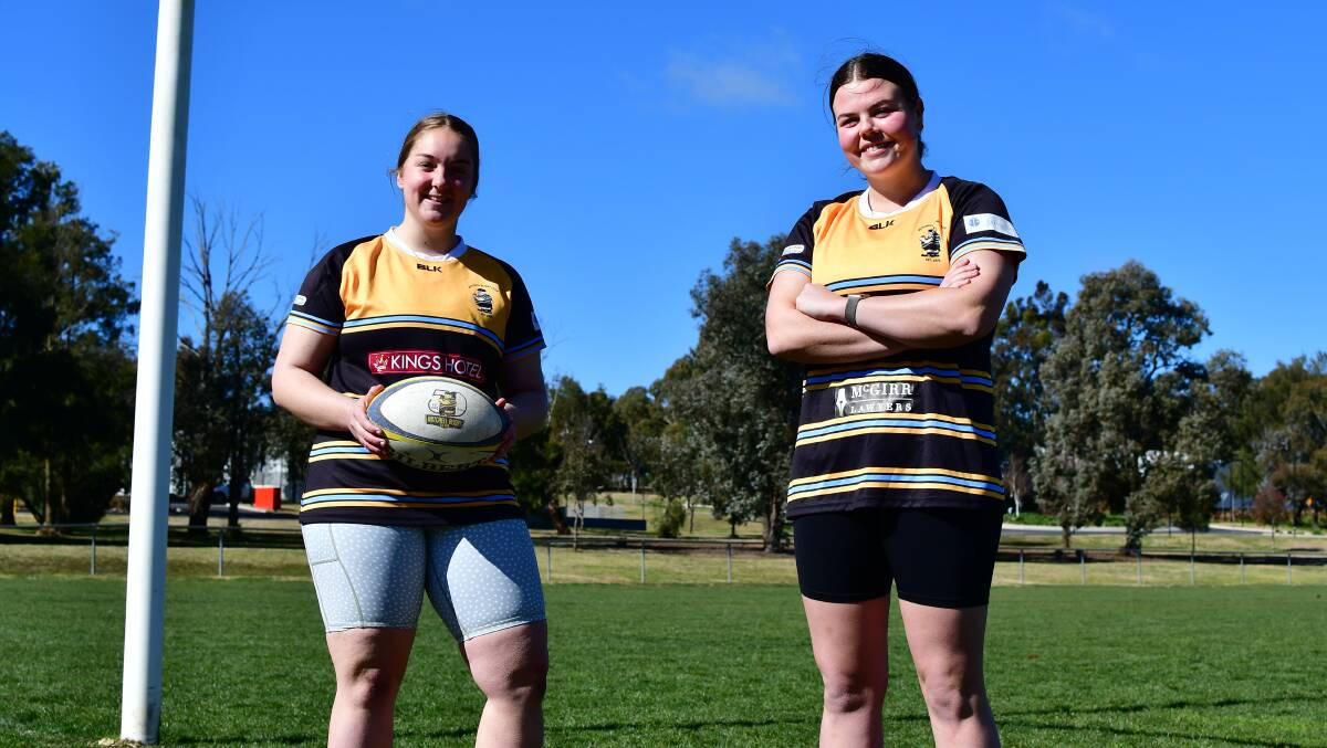 LET'S GET IT: CSU captain Emm Carroll and teammate Racehl Brown are keen to earn the first ticket through to the North Cup grand final when they play Narromine Gorillas. Photo: ALEXANDER GRANT