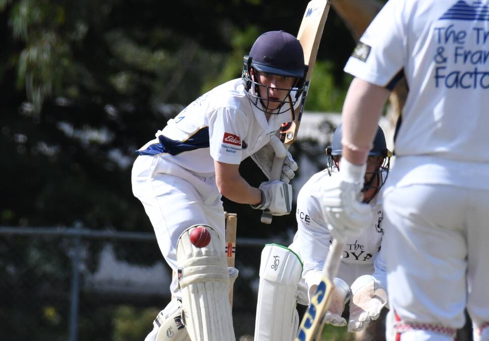 CHANCE: Tom Siede and Centennials Bulls are chasing their first win of the cricket season. Photo: JUDE KEOGH