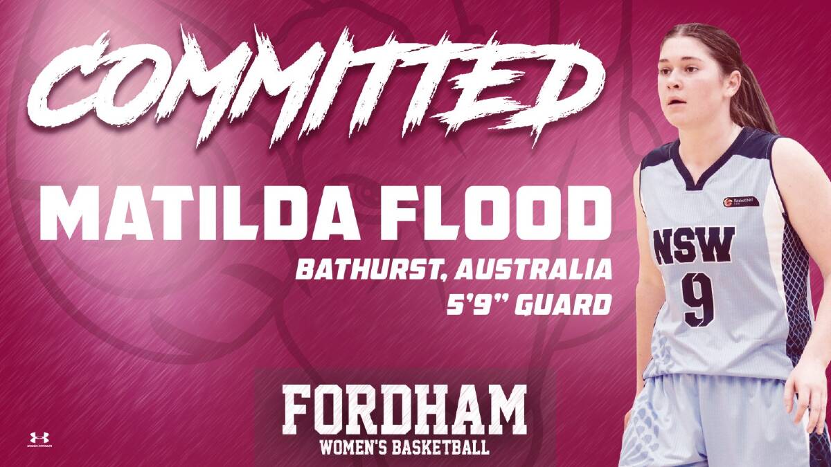 COMMITMENT: Matilda Flood's announcement.