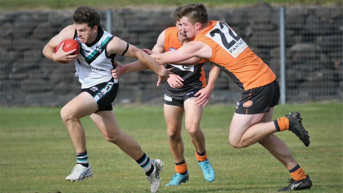 BIG GAME PLAYER: Bathurst Bushranger Bill Watterson will be trying to inspire his side against the Giants this Saturday after firing against the Tigers last week. Photo: CHRIS SEABROOK