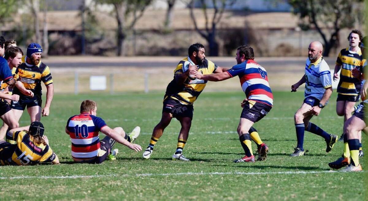 STRONG SHOWING: Jordan Carr-Boney and the CSU second grade side fought hard against Mudgee Wombats but were eliminated on Saturday.