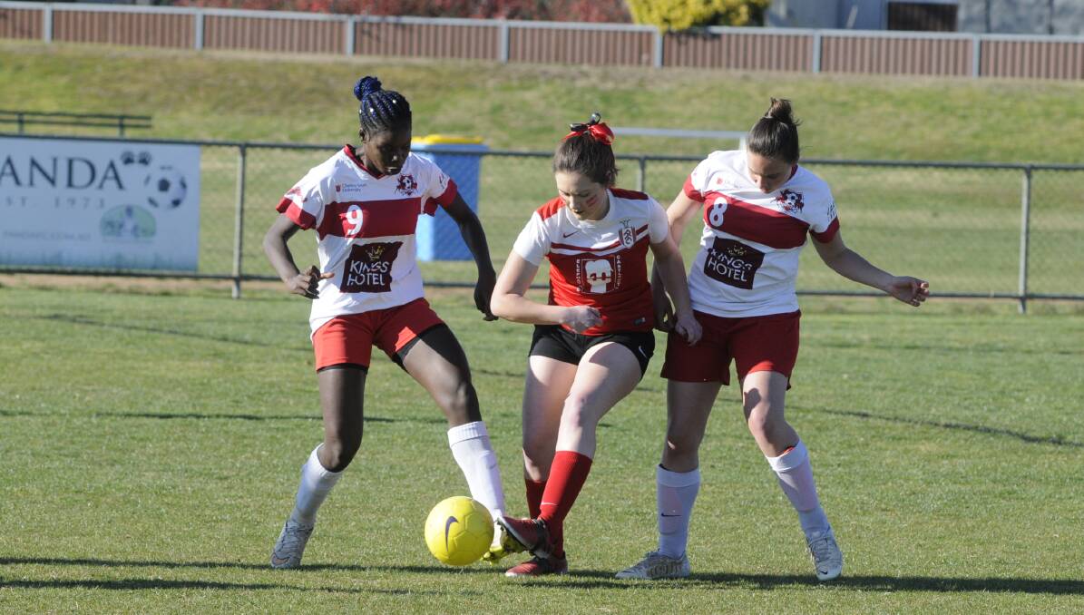 FOUR IN A ROW: CSU defeated Panorama 3-1 in the grand final at Proctor Park. Photos: CHRIS SEABROOK